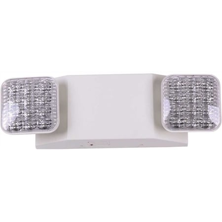 Commercial Electric Rectangle 11-Watt Equivalent Integrated LED White Emergency Light with Ni-Cad 6.0-Volt Battery EMLEDRECT120277